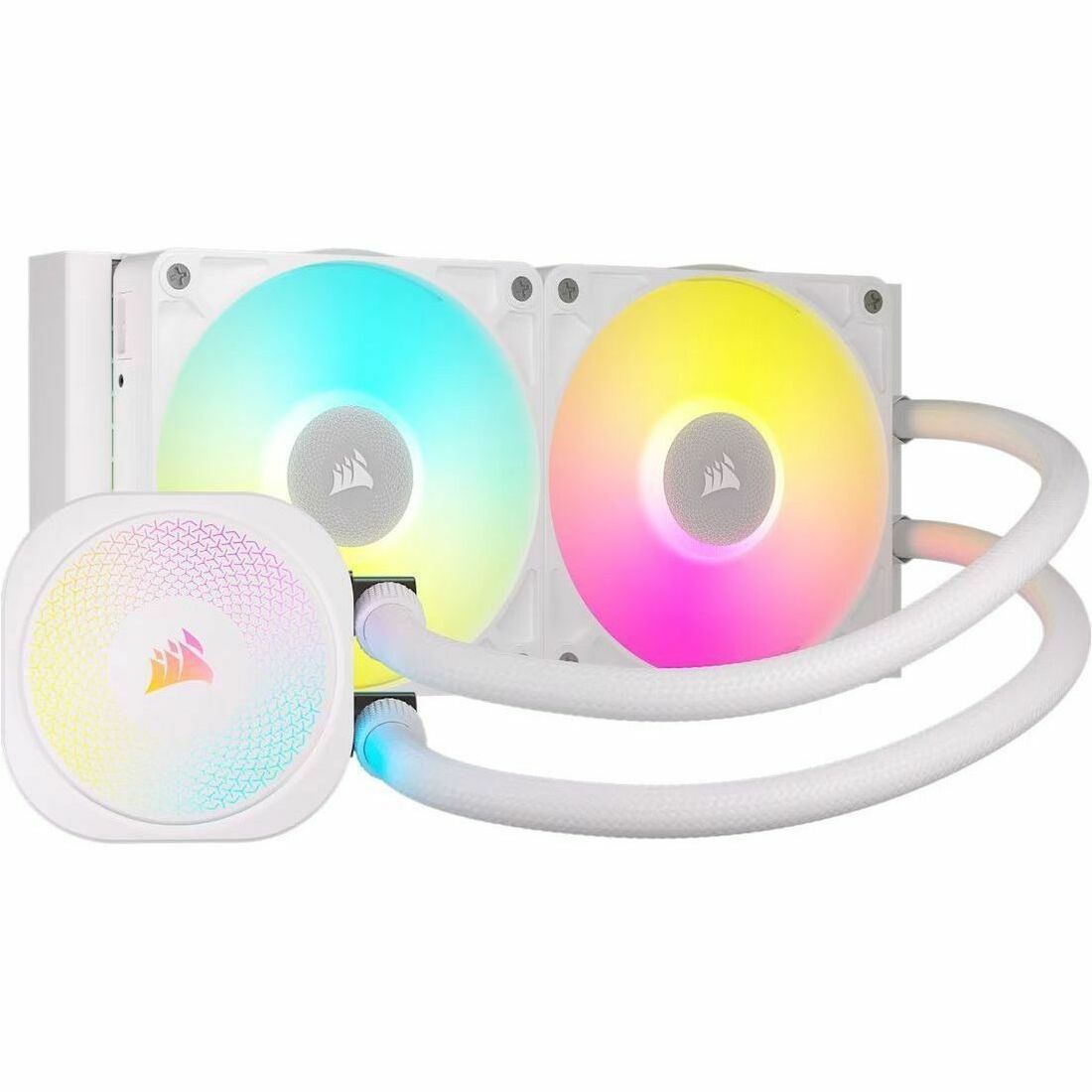 Corsair iCUE LINK TITAN 240 RX RGB AIO Liquid CPU Cooler - White