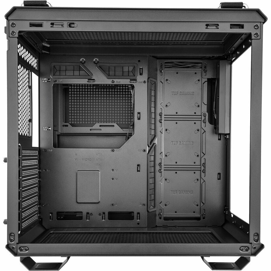 ASUS TUF Gaming GT502 Horizon ATX Mid-Tower Gaming Case (boundless panoramic design, dual-chamber, independent CPU and GPU cooling zones, tool-free side panels, USB 10 Gbps
