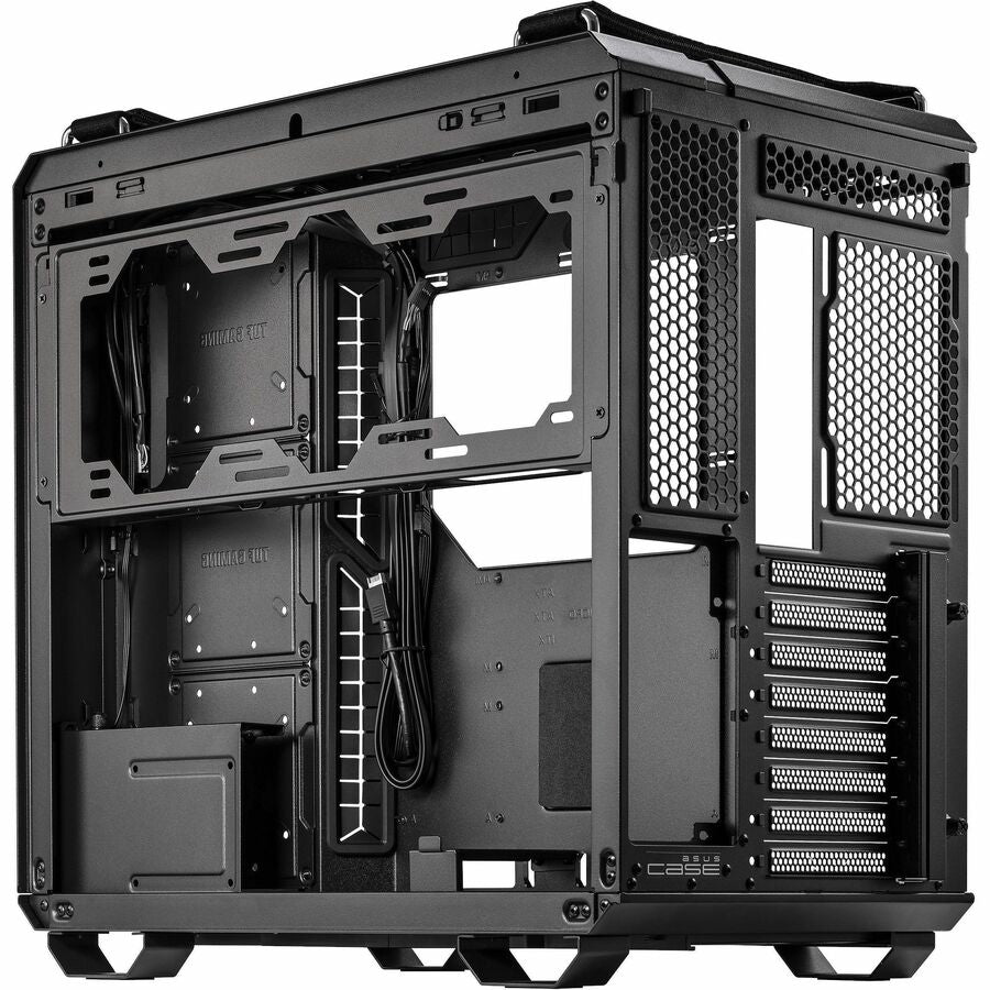 ASUS TUF Gaming GT502 Horizon ATX Mid-Tower Gaming Case (boundless panoramic design, dual-chamber, independent CPU and GPU cooling zones, tool-free side panels, USB 10 Gbps