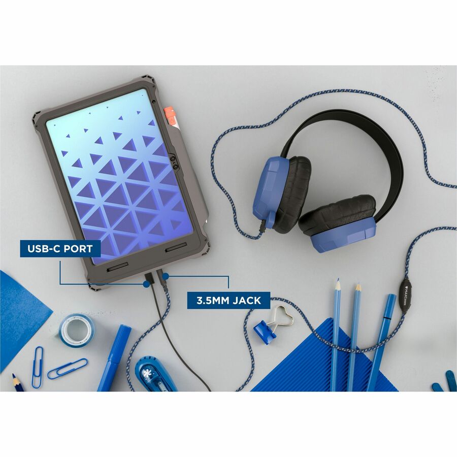 MAXCases Shield Extreme-X2 for iPad 10 .9" w/3.5 mm Adapter and Tamper-Resistant Design (2022) (Black Bezel-Gray Case)