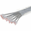 LEGRAND Ortronics EZ Patch Flat Pack Reduced Diameter CAT6A 3ft, 24 Pack, Grey, Male, 3 ft, EZFPR6A03Q24-08, Gray