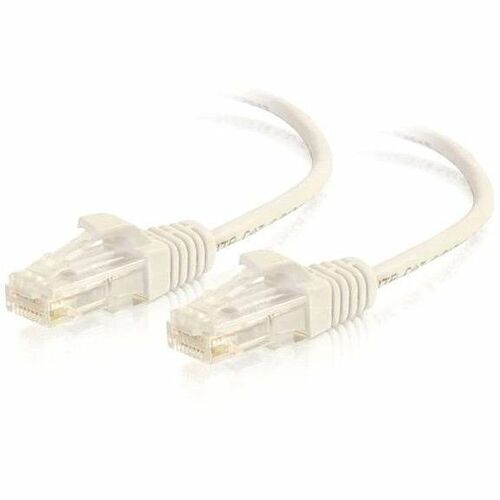 LEGRAND VS 8FT WHT SNAGLESS C6 28AWG, Male, 576-RD25-008, 8 ft, CAT6, White
