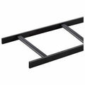 LEGRAND Quiktron Universal Style Tubular Runway- 6 in W- black, URT10-6B