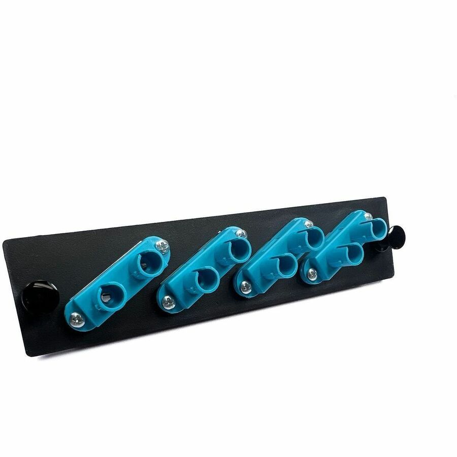 LEGRAND ADPTPANELOFP4STDX8FAQUA, Green, OFP-STD08LC, OFP Adapter Panel, M3