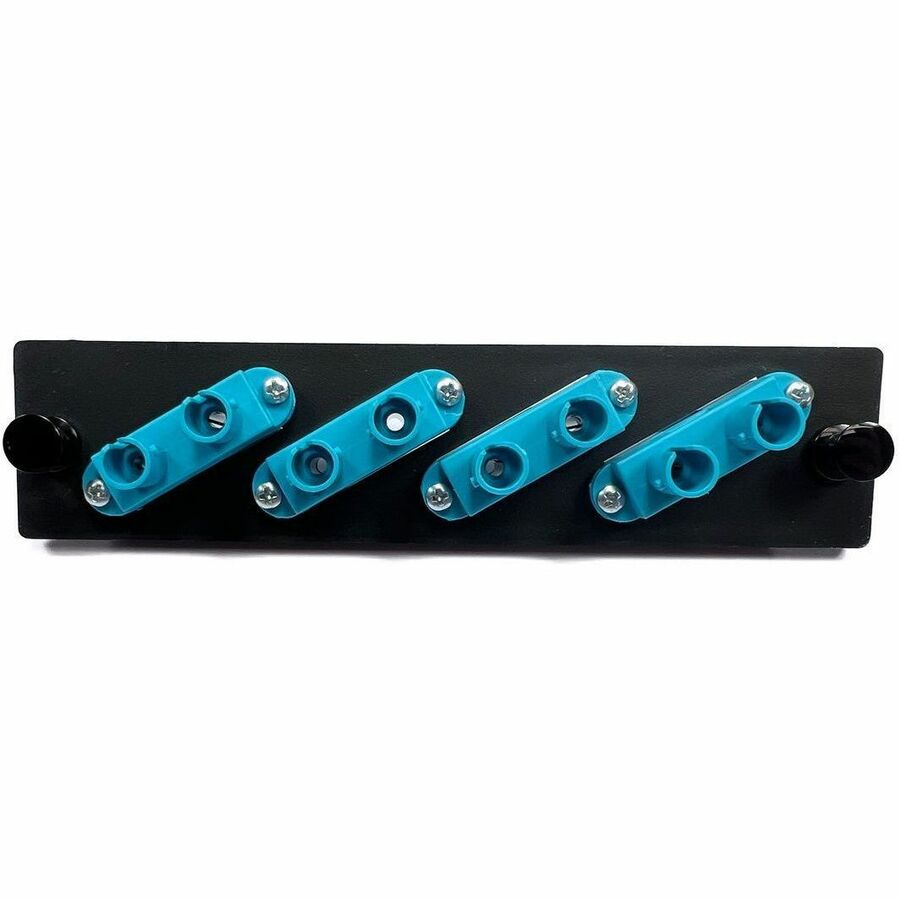 LEGRAND ADPTPANELOFP4STDX8FAQUA, Green, OFP-STD08LC, OFP Adapter Panel, M3