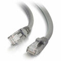 LEGRAND Quiktron 8ft Q-Series Cat6a Snagless (UTP) Ethernet Network Patch Cable, CM Rated - Grey, Male, 576-A00-008, 8 ft, Gold