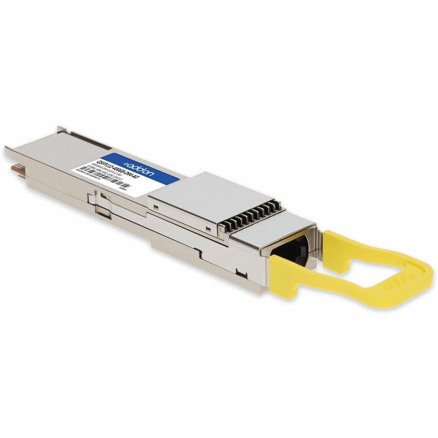 AddOn MSA and TAA 400GBase-DR4 QSFP112 Transceiver (SMF, 1310nm, 500m, MPO, DOM) CMIS 5.0