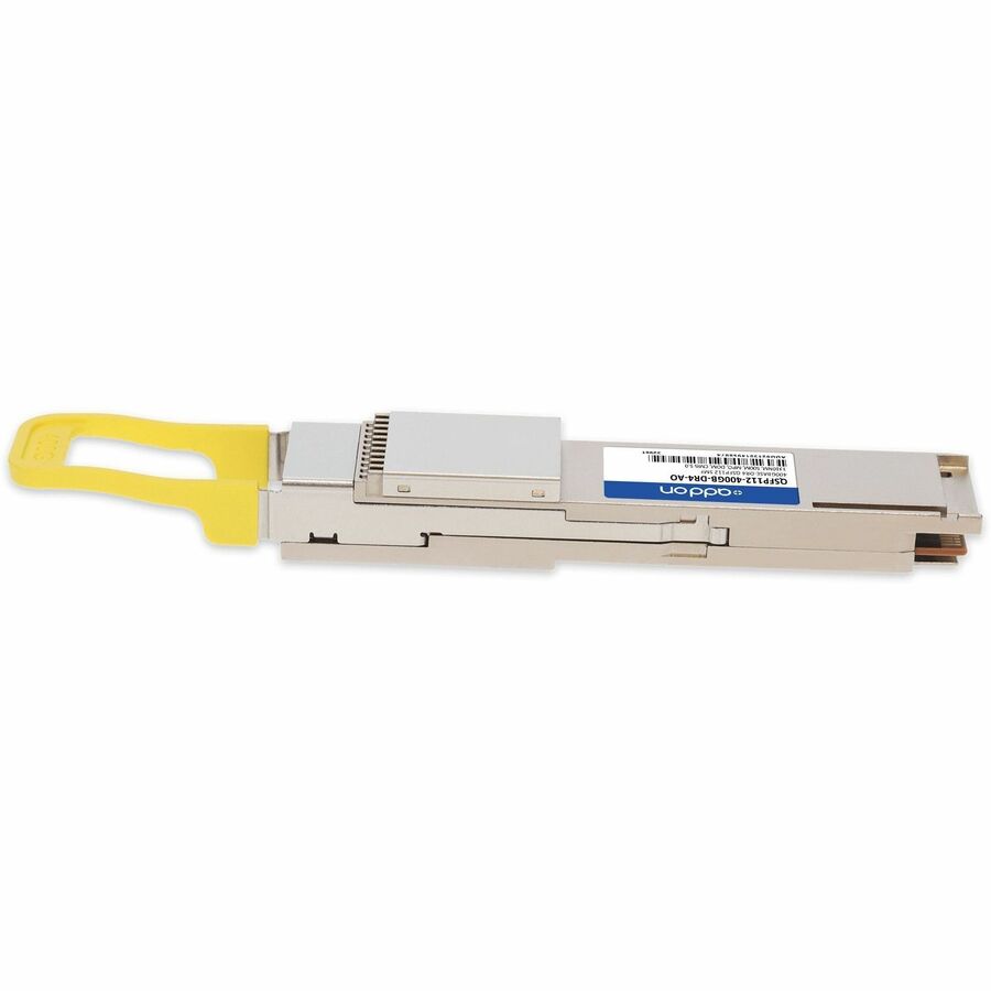 AddOn MSA and TAA 400GBase-DR4 QSFP112 Transceiver (SMF, 1310nm, 500m, MPO, DOM) CMIS 5.0