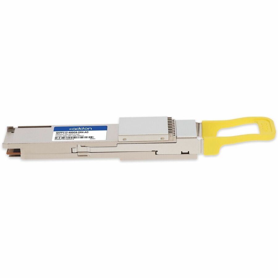 AddOn MSA and TAA 400GBase-DR4 QSFP112 Transceiver (SMF, 1310nm, 500m, MPO, DOM) CMIS 5.0