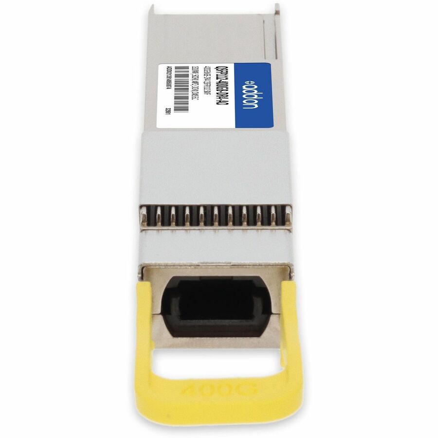 AddOn MSA and TAA 400GBase-DR4 QSFP112 Transceiver (SMF, 1310nm, 500m, MPO, DOM) CMIS 5.0