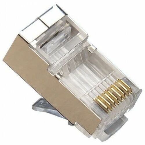 NSI RJ45 (8P8C) CAT5E SHIELDED HP, 1 x RJ-45 Network - Male, Gold