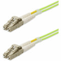 AddOn 35m LC to LC Lime Green OM5 Duplex OFNP (Plenum-Rated) Fiber Patch Cable
