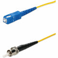 AddOn 2m SC to ST Yellow OS2 Simplex OFNR (Riser-Rated) SMF Fiber Patch Cable