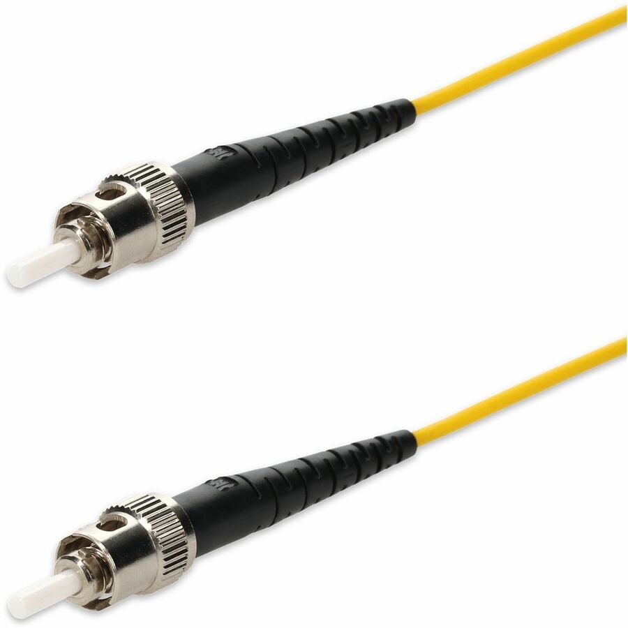 AddOn 30m ST to ST Yellow OS2 Simplex OFNP (Plenum-Rated) SMF Fiber Patch Cable
