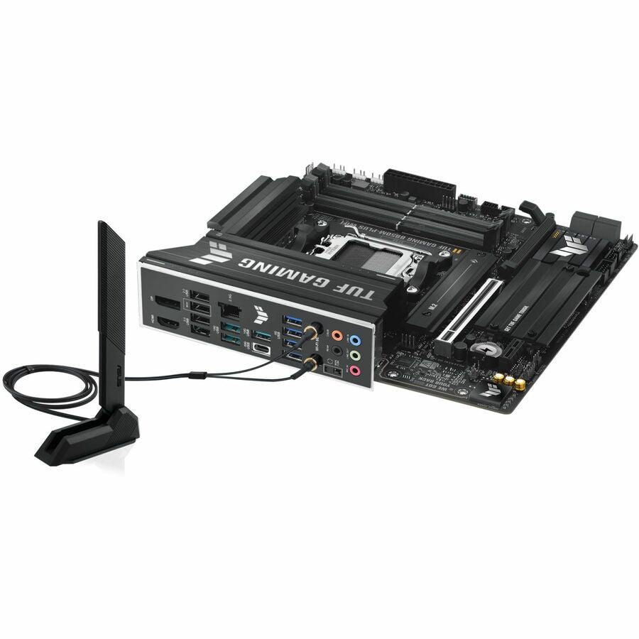 ASUS TUF B850M-PLUS WIFI Gaming Desktop Motherboard - AMD B850 Chipset - Socket AM5 - Micro ATX, 8000 m, Bluetooth, TUFGMNGB850MPLUSWF