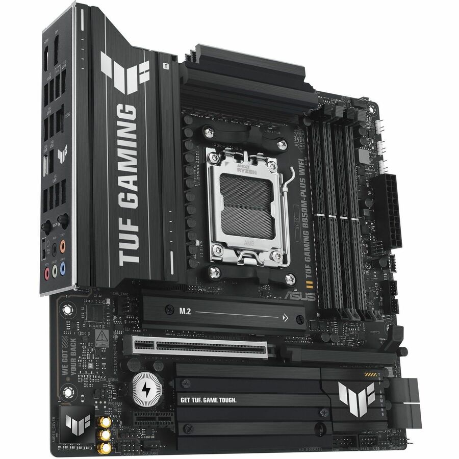 ASUS TUF B850M-PLUS WIFI Gaming Desktop Motherboard - AMD B850 Chipset - Socket AM5 - Micro ATX, 8000 m, Bluetooth, TUFGMNGB850MPLUSWF