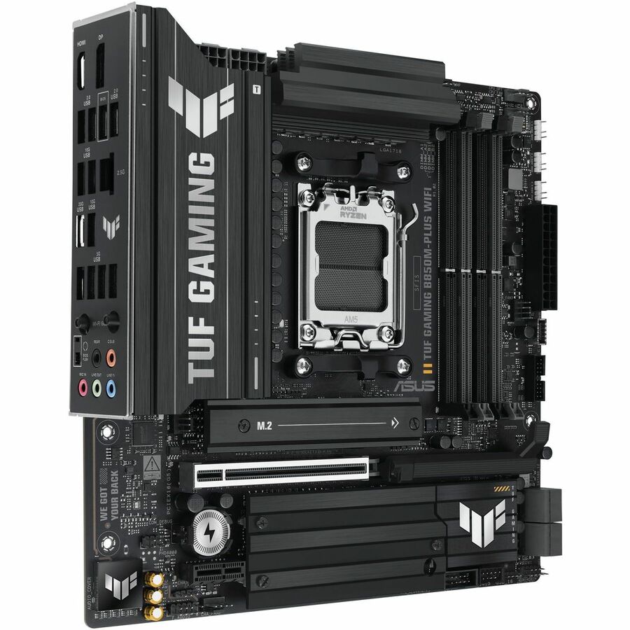 ASUS TUF B850M-PLUS WIFI Gaming Desktop Motherboard - AMD B850 Chipset - Socket AM5 - Micro ATX