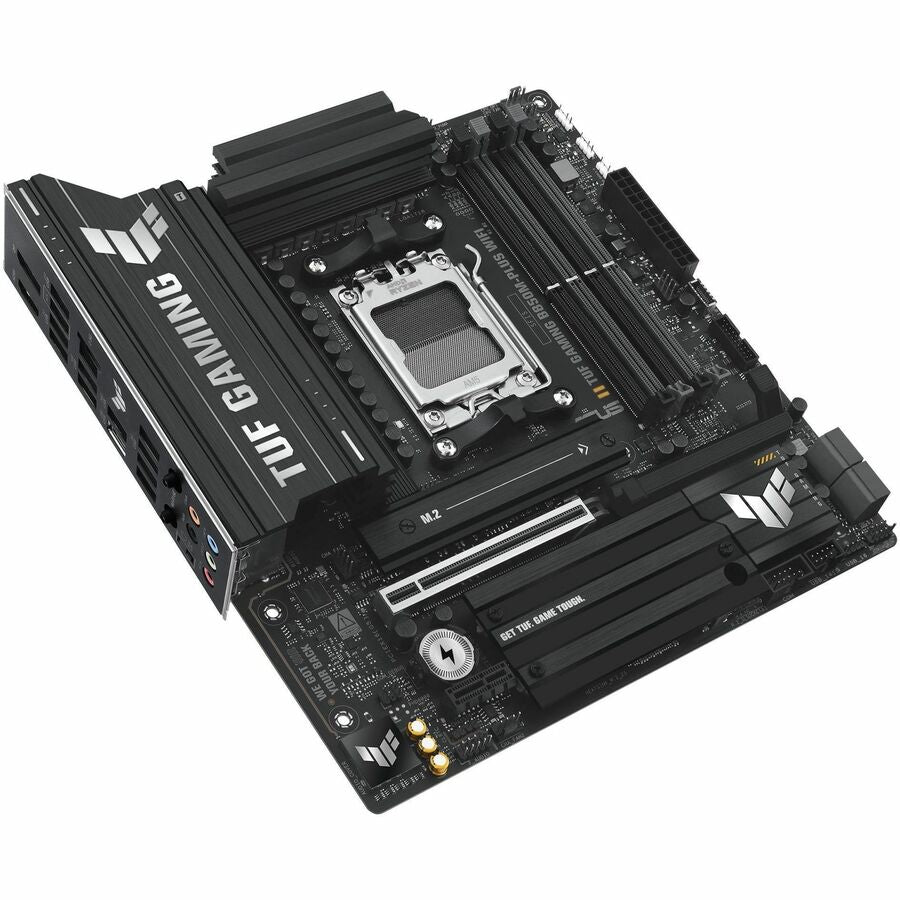 ASUS TUF B850M-PLUS WIFI Gaming Desktop Motherboard - AMD B850 Chipset - Socket AM5 - Micro ATX, 8000 m, Bluetooth, TUFGMNGB850MPLUSWF