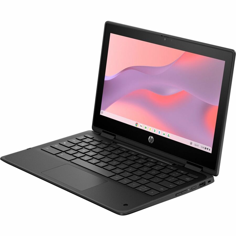 HP Fortis Flip G1m 11.6" Touchscreen Convertible 2 in 1 Chromebook - HD - Octa-core (ARM Cortex A76 + Cortex A55) - 64 GB Flash Memory - English Keyboard - Jet Black