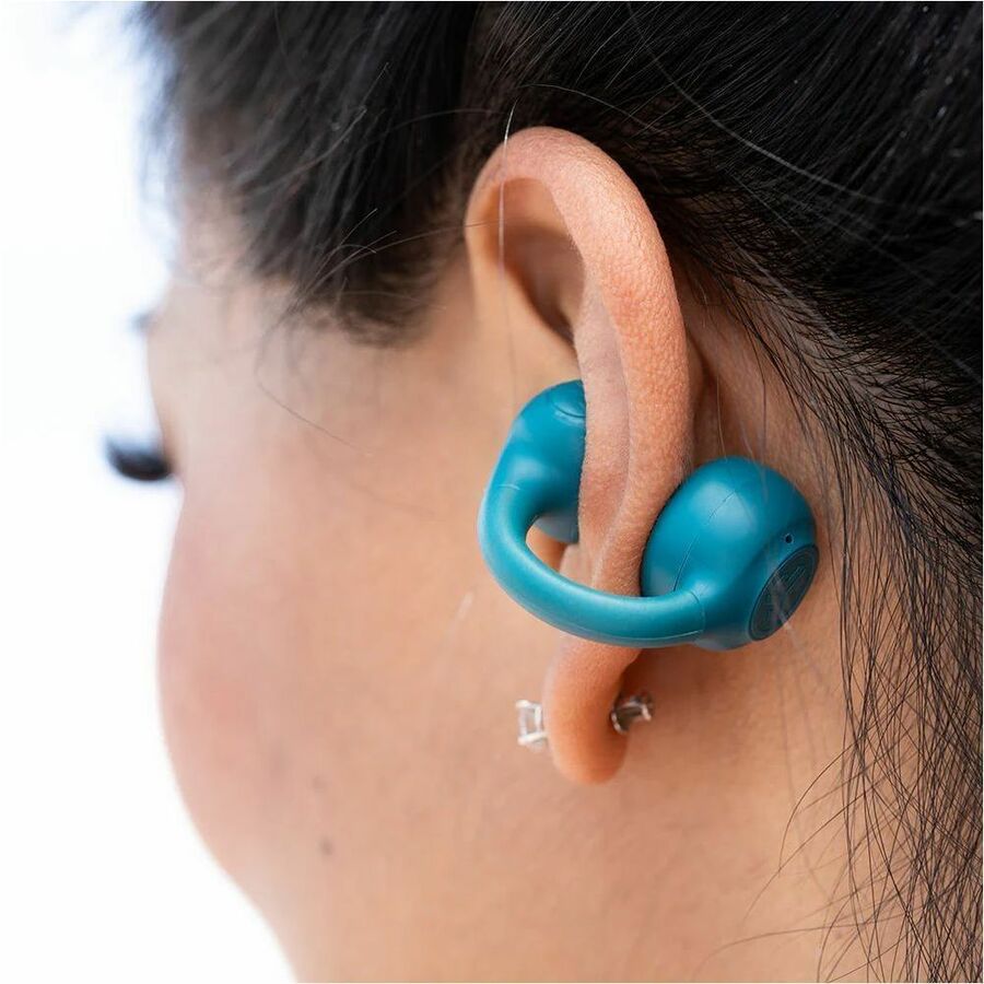 JLab Flex Open Earbuds, Green, Effectively eliminates the hassle of getting tangled with wires with great freedom of movement, USB Type-C, Bluetooth