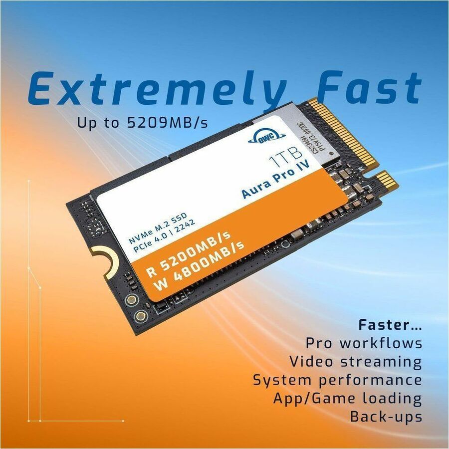Other OWC 1TB Aura Pro IV PCIe 4.0 NVMe M.2 2242 SSD