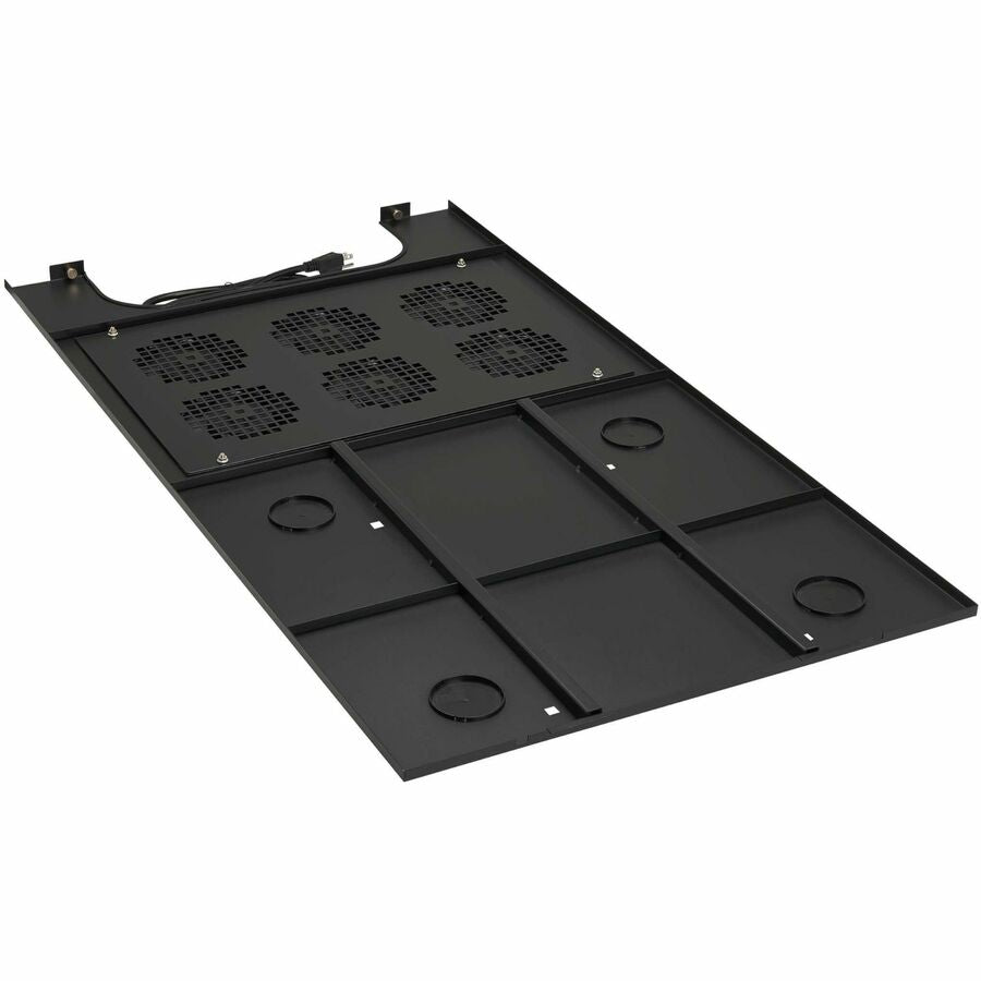 Eaton Tripp Lite Series SmartRack Roof-Mounted Fan Panel for Deep Rack Enclosure Cabinets - 6 120V Fans, 630 CFM, 5-15P Plug