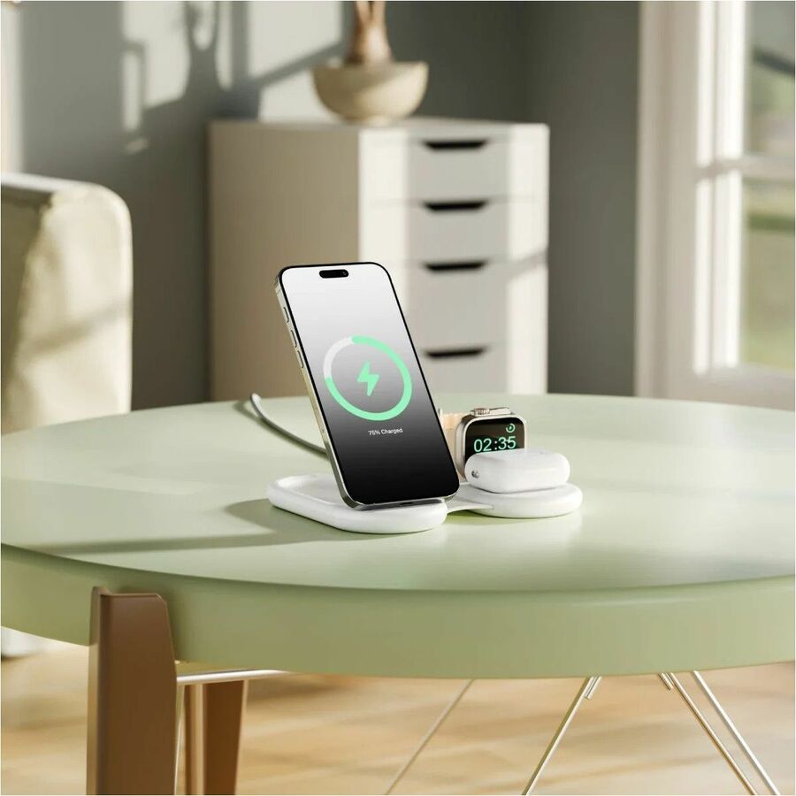 Alogic PackAway 3-in-1 Qi2 Fast Wireless Charger