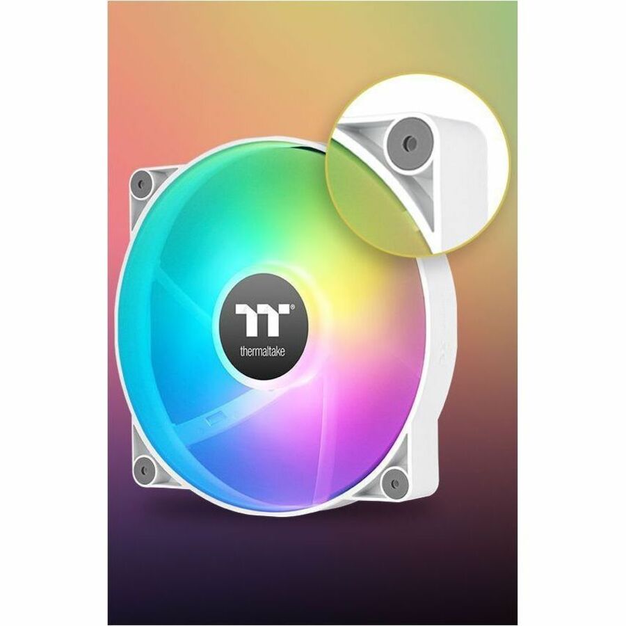 Thermaltake CT200 ARGB Sync PC Cooling Fan White (Single Fan Pack)