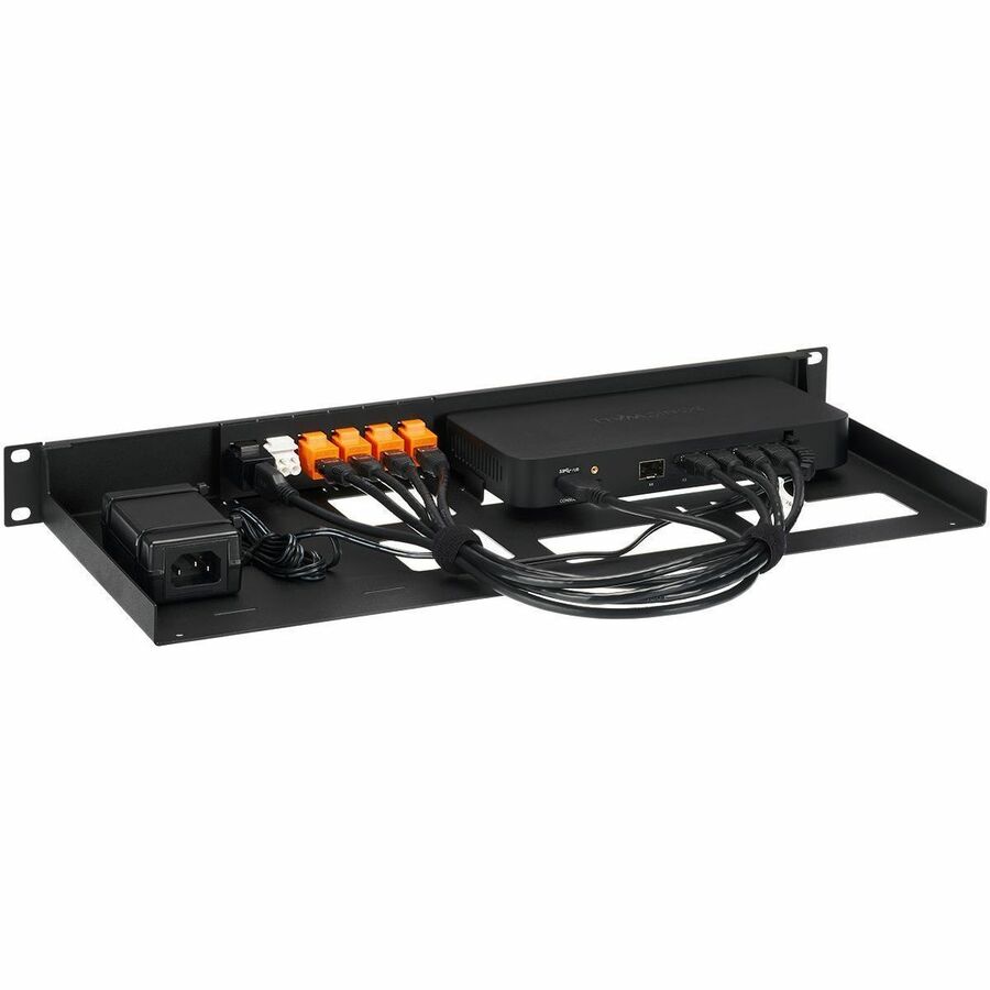 RACKMOUNT.IT RACKMOUNT SONICWALL TZ80 Black 19 in Rack Shelf