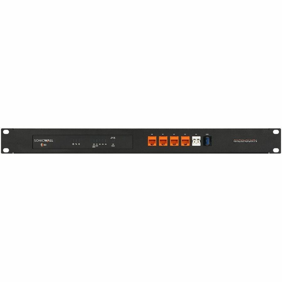 RACKMOUNT.IT RACKMOUNT SONICWALL TZ80 Black 19 in Rack Shelf