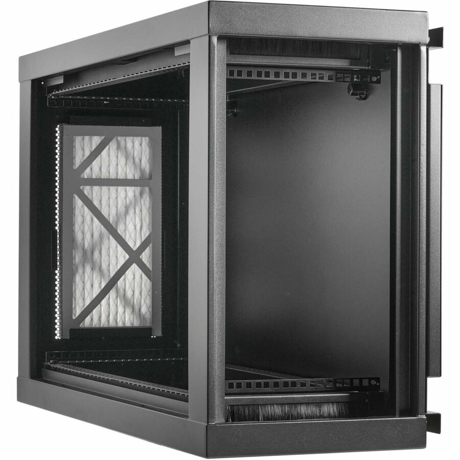 Eaton Tripp Lite Series SmartRack 9U Low-Profile Side-Mount Wall-Mount Mini Rack Enclosure, Black