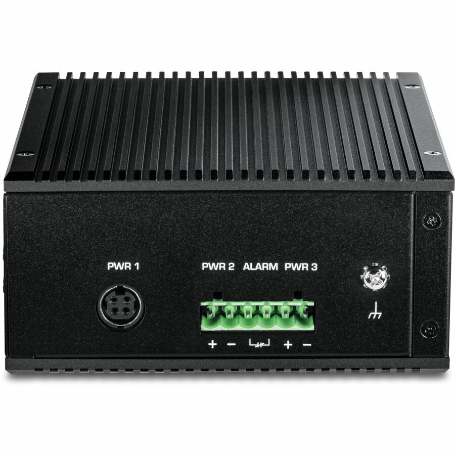 TRENDnet 9-Port Industrial 2.5G DIN-Rail PoE++ Switch with 10G SFP+ Port, TI-BG5091, Multi-Gigabit, 8 x 2.G PoE++ Ports, 1 x 10G SFP+ Port, 480W PoE