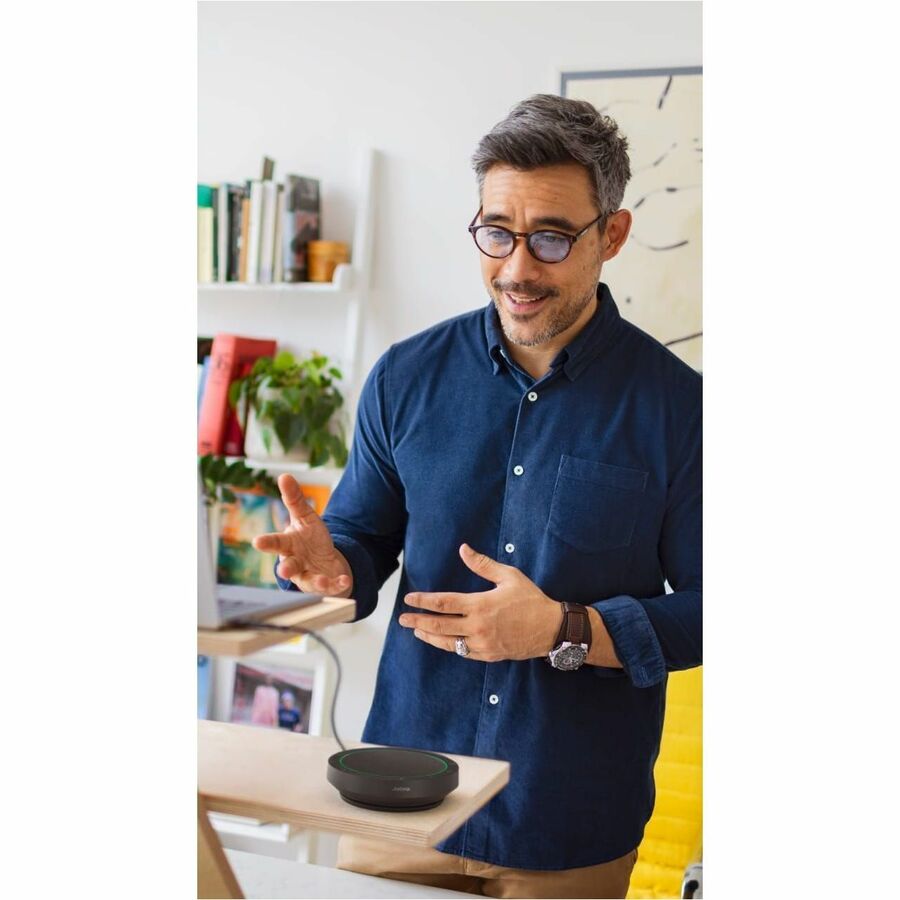 Jabra Open Box Jabra Speak2 55 UC Dark Grey Portable Speaker for Music and Calls