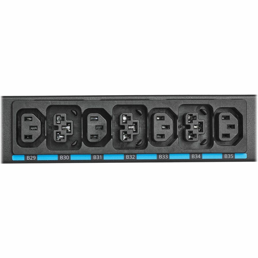 Eaton Universal-Input Metered PDU G4, 208V and 415/240V, 42 Outlets, Input Cable Sold Separately, 72-Inch 0U Vertical
