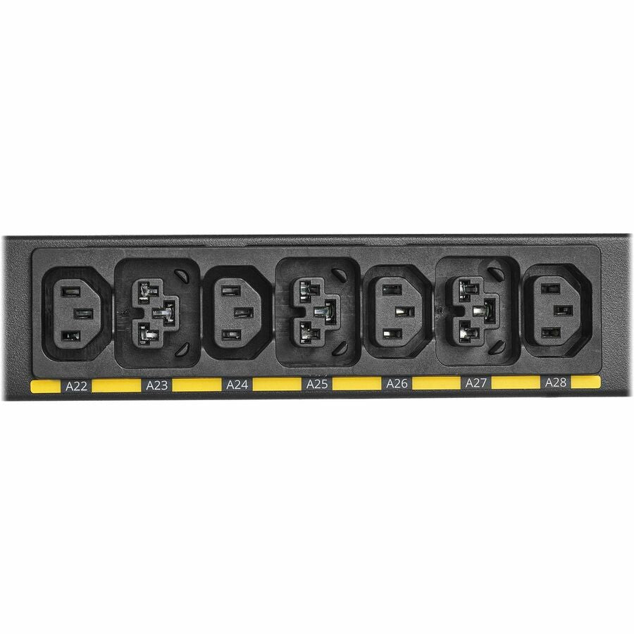 Eaton Universal-Input Metered PDU G4, 208V and 415/240V, 42 Outlets, Input Cable Sold Separately, 72-Inch 0U Vertical