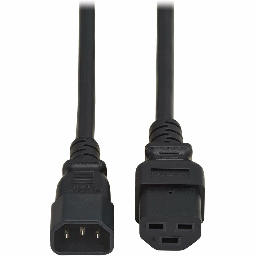 Eaton Tripp Lite Series Power Cord, C14 to C21 - Heavy-Duty, 15A, 250V, 14 AWG, 5 ft. (1.5 m), Black