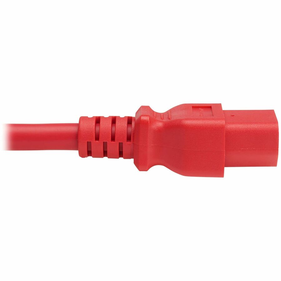 Eaton Tripp Lite Series Power Cord, C20 to C21 - Heavy-Duty, 20A, 250V, 12 AWG, 3 ft. (0.9 m), Red