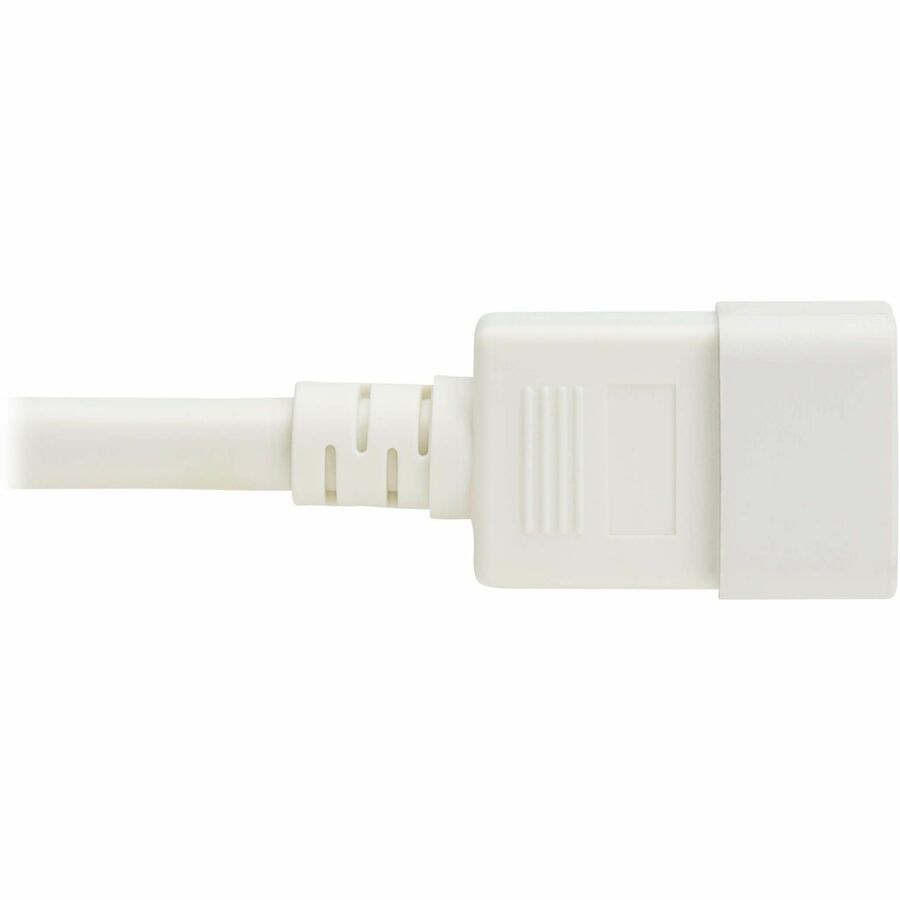 Eaton Tripp Lite Series Power Cord, C20 to C21 - Heavy-Duty, 20A, 250V, 12 AWG, 2 ft. (0.6 m), White