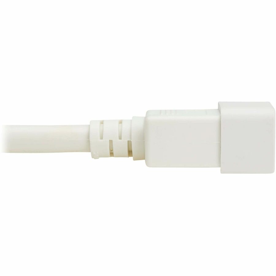 Eaton Tripp Lite Series Power Cord, C20 to C21 - Heavy-Duty, 20A, 250V, 12 AWG, 2 ft. (0.6 m), White