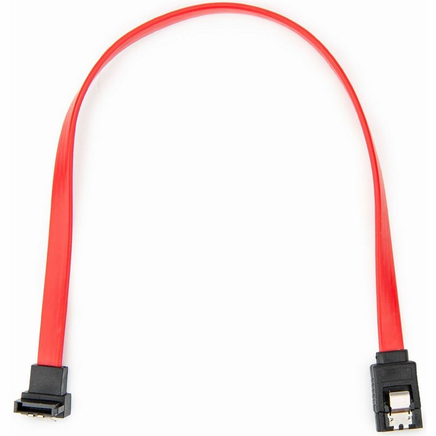 Rocstor 12in Latching SATA to Right Angle SATA Serial ATA Cable
