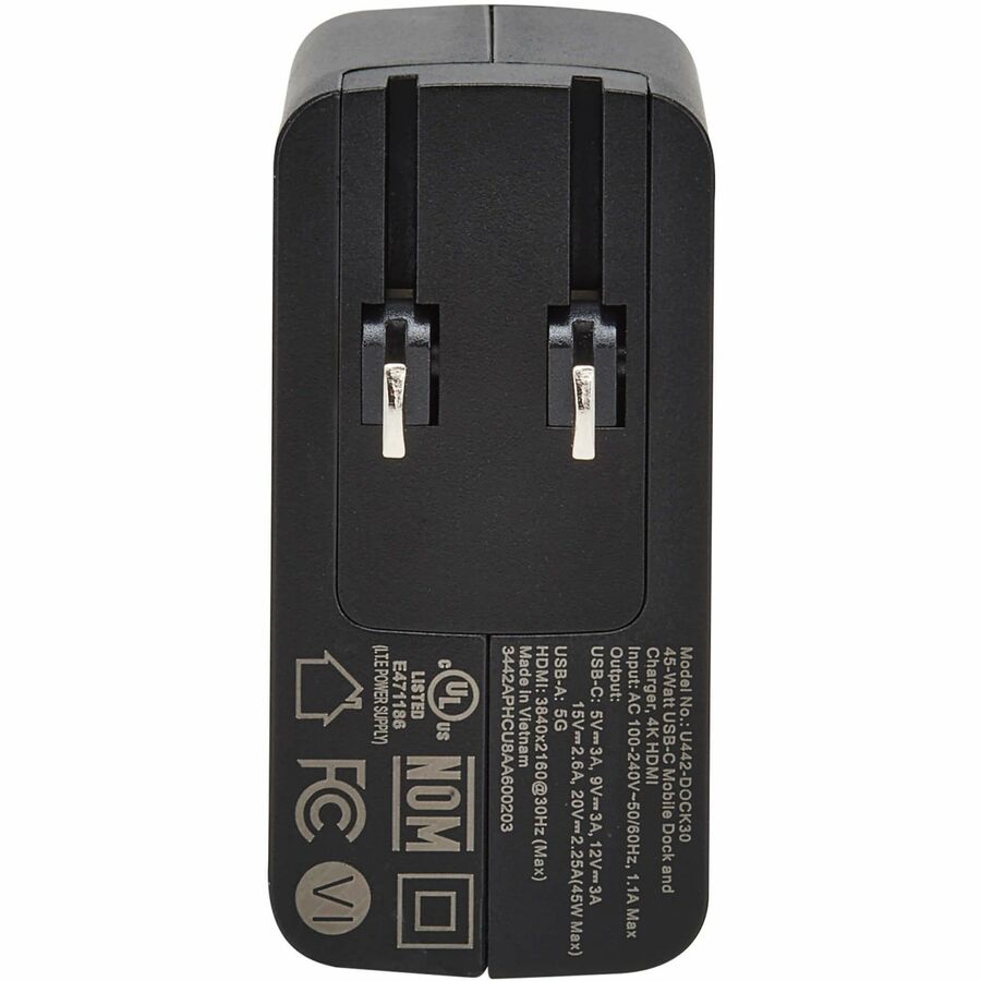 Eaton Tripp Lite Series Travel-Sized USB-C Dock and Charger - 4K HDMI, USB 3.2 Gen 1, 45W PD Charging