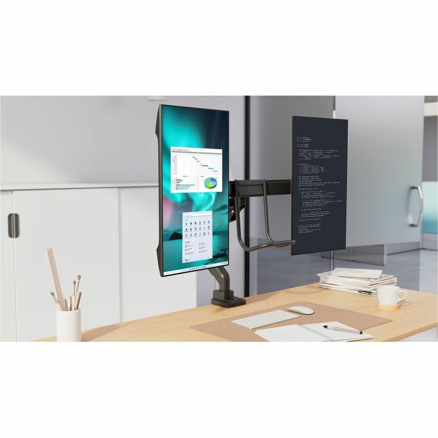 Kensington SmartFit Desk Mount for Monitor - Space Gray - Horizontal