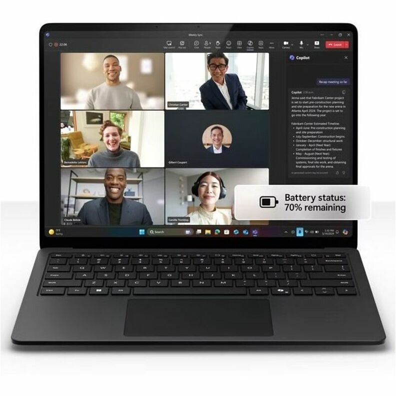 Microsoft  Lp7 13.8in Intel CU5/32/512 CM TAA SC English Win11 Black United States Government 1 License US Government TAA