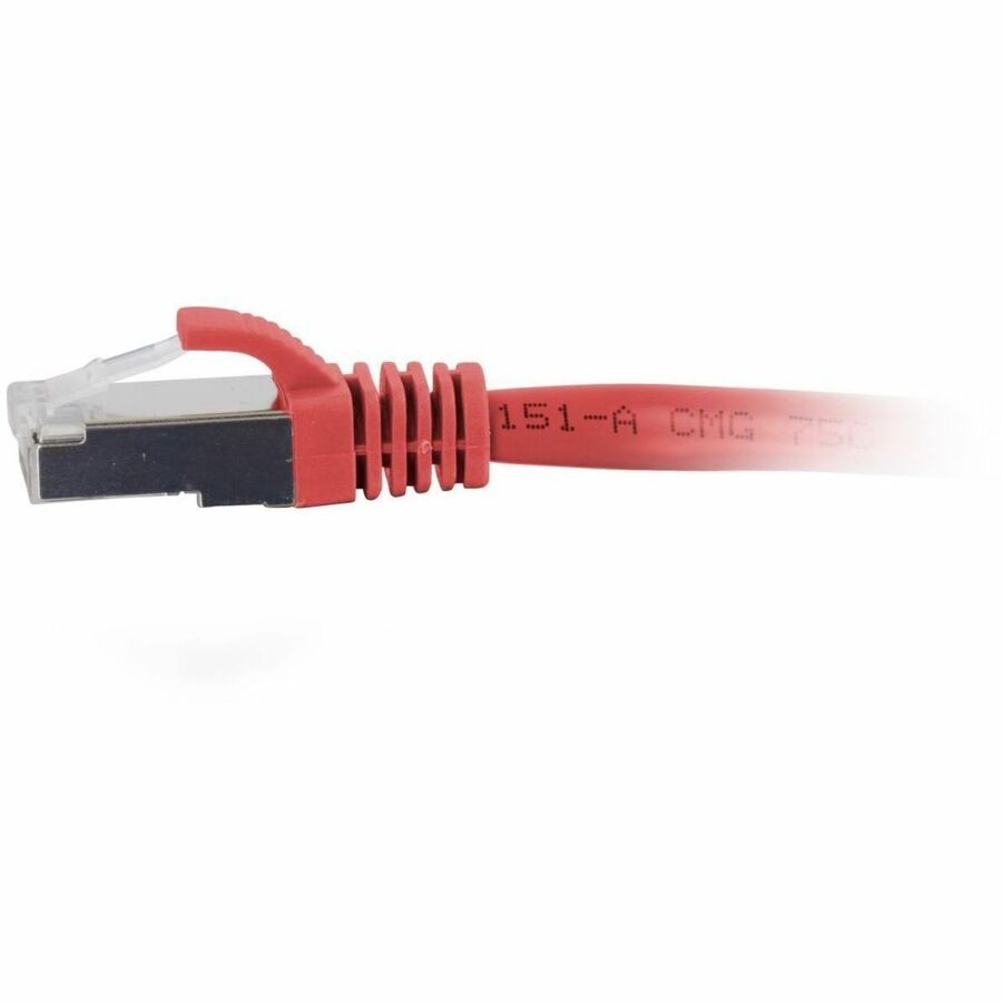 C2G 20ft (6.1m) Cat6a Snagless Shielded (STP) Ethernet Network Patch Cable - Red