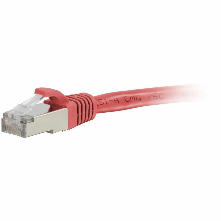 C2G 20ft (6.1m) Cat6a Snagless Shielded (STP) Ethernet Network Patch Cable - Red