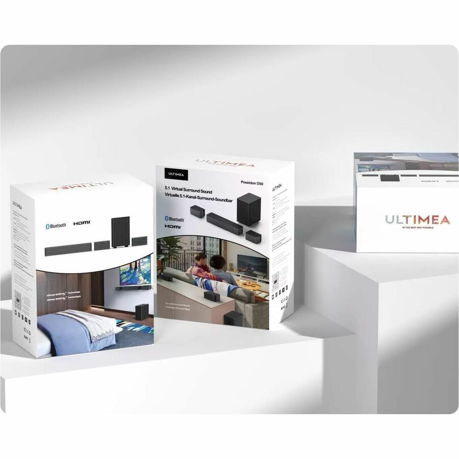 ULTIMEA Poseidon U2500 5.1 Bluetooth Sound Bar Speaker - 320 W RMS - Black