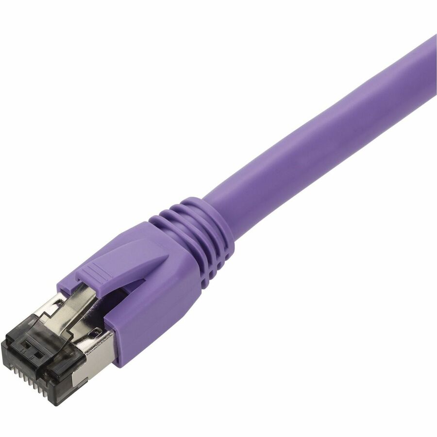 AddOn 7ft Purple CAT 8 Shielded (S/FTP) PVC Ethernet Cable Snagless Easy Boot RJ-45 M/M