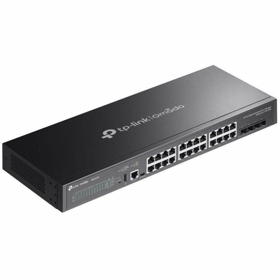 Omada Omada 24-Port Gigabit Stackable Lite L3 Managed Switch with 4 10G Slots