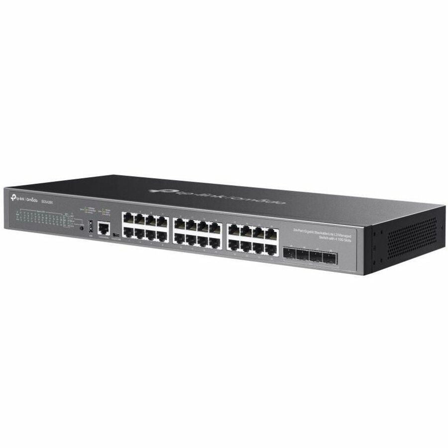 Omada Omada 24-Port Gigabit Stackable Lite L3 Managed Switch with 4 10G Slots