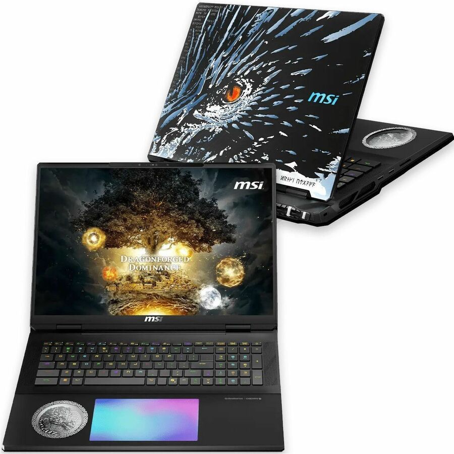 MSI Titan 18 HX Dragon Edition Norse Myth A2XW Titan 18 HX Dragon Edition Norse Myth A2XWJG-440US 18" Gaming Notebook - UHD+ - Intel Core Ultra 9 285HX - 96 GB - 6 TB SSD - Norse Myth Dragon Edition